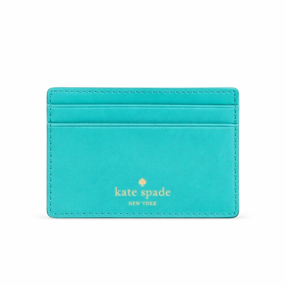 kate spade Handbags - Kate Spade Madison Small Slim Card Holder in Blue Glow